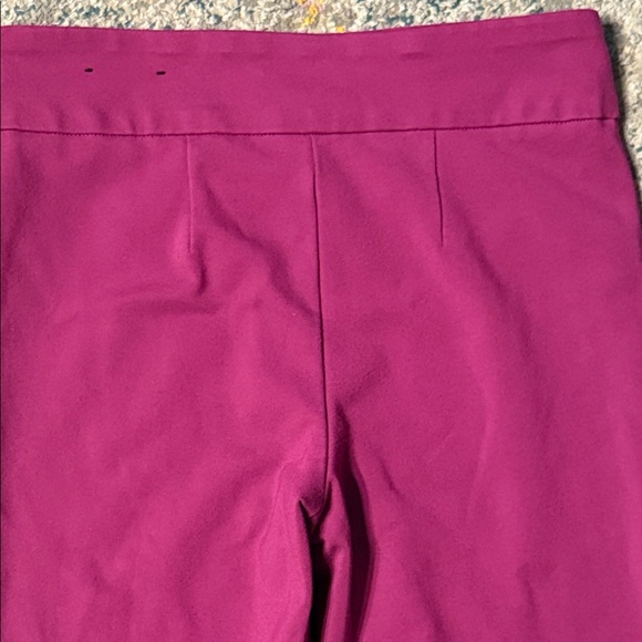 Jones & Co. Pull On Stretch Magenta Straight Leg Women's Pants XS - Picture 6 of 6